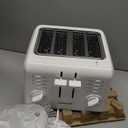 Cuisinart 4-Slice Compact Plastic Toaster, White, CPT-142P1