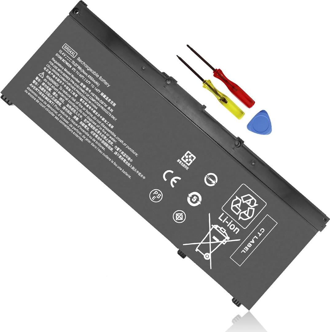 Emanjor SR04XL 917724-855 Battery for HP Omen 15-ce0xx 15-dc0xx 15-dc1xxx 15-ce198wm 15-ce019dx 15-ce018dx 15-ce011dx 15-dc0020nr 15-dc0051nr 15-dc0096nr Pavilion 15-cb0xx 15-cx0xx 15-cx0056wm SR03XL