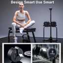 BYZOOM FITNESS Pure Series Adjustable Dumbbell - 12.5/25/27.5/75lb - ONE UNIT OR PAIR(check QTY before purchase) - 5-in-1/ 10-in-1 / 21-in-1 Flexible Hand Weights for Home Gym, Strength Training & Fitness Workouts, White OR Black
