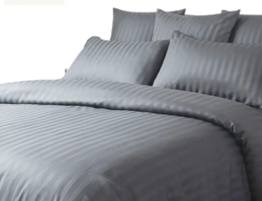 DREAMCARE Queen Sheet Set 4 pcs Cooling Sheets up to 21 Deep Pocket Queen Sheets Hotel Luxury Sheets & Pillowcases Superior Softness 100% Fine Microfiber with Side Pocket Gray