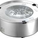 1L/0.26 Gallon Dog Water Bowl No Spill, Stainless Steel No Spill Water Bowl for Dogs, Slow Water Dog Bowl, No Splash Dog Water Bowls