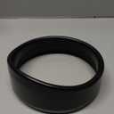 HDBUBALUS 5.75 Inch Visor Headlight Trim Ring 5 3/4" Head Lamp Decorative Ring Fit for Harley Sportster 883 1200 Forty Eight Dyna Softail Black