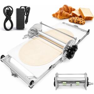 51.18"×22.44" Electric Foldable Dough Sheeter Roller Machine for Bakery