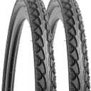 YUNSCM 2-PCS 700C Road Bike Tires 700x45C 47-622 Compatible with 700 x 45C Bicycle Tires (Y-911)