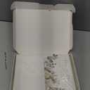 Whaline 50 Pack Floral Wedding Thank You Cards Flower with Eucalyptus Leaves Mr & Mrs Thank You Greeting Note Cards Boxed with Envelope Sticker for Bridal Shower