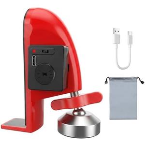 Portable Door Stopper with 130dB Alarm, Rechargeable Aluminum Alloy Door Jammer for Hotel Security, Extra Safety Device for Renters, Students & Solo Female Travel, Type-C Charging