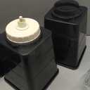 Leefele Automatic 5.4L/1.4Gal Pet Waterer, Automatic Dog Water Dispenser Gravity Stainless Steel Water Feeder, Large Capacity Feeding Bowls for Cats and Medium & Large Sized Dogs (Black, Food+Water)