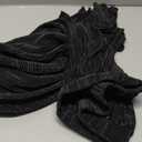 Satin Pants for Women Dressy Flowy Palazzo Plisse Silk Pants Wide Leg Pleated Casual Trousers (Small, Black)