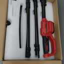 Cordless Snow Shovel Compatible with Milwaukee M18 18V Battery, 11" Brushless Motor Electric Snow Shovel for Driveway Max 20' Throw Distance, Electric Snow Thrower for Patio Deck Driveway(Tool Only) (Red)