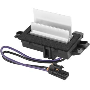 HVAC Blower Motor Resistor AC Blower Control Module Compatible with 2003-2007 Chevrolet Silverado Avalanche Suburban Tahoe, GMC Sierra Envoy Yukon, Cadillac Escalade (1)