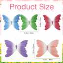 5 Pack Large 3D Paper Butterfly Decorations 15.7" and 11.8" Hanging Butterflies for Weddings, Baby Showers Themed Parties
