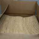 Savi Home Jute Area Rug Handwoven - 8 feet Round Natural - Rustic Vintage Beige Braided Reversible Rug- Eco Friendly Rugs for Farmhouse, Bedroom, Kitchen, Living Room