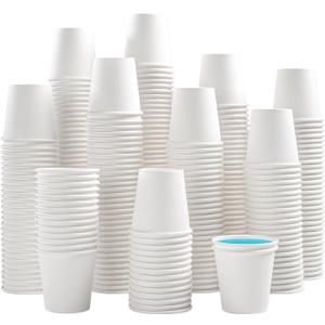 Lamosi 1200 Pack 3 oz Paper Cups for Bathroom, Disposable Small Mouthwash Cup, 3oz Mini Espresso Cups for Travel, Party, Picnics, Home, Applicable to Cup Dispenser