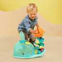 B. toys Musical Whale Ball Popper with Lights Developmental Sensory and Fine Motor Development Baby Toy with 5 Balls Babies, Toddlers Poppity Whale 9+ Months, Medium