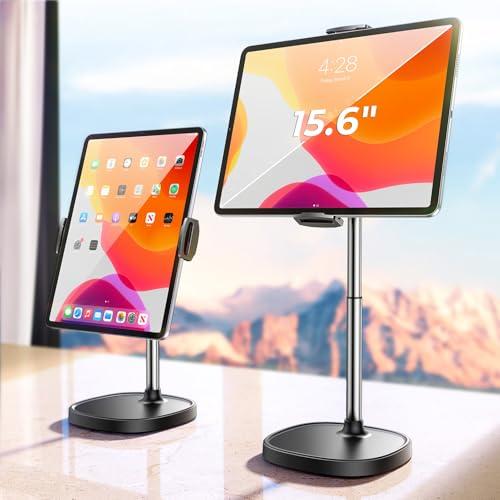 Pack Of 1 Height Adjustable Tablet Stand for Desk, Tablet Holder 360° Rotation: Desktop Tablet Accessories for 4.7-15.6" Like iPad Pro 13/11/9.7/10.5, Air Mini, Kindle, Monitor, E-Reader, iPhone 16