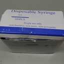 100 Pack Disposable 5ml/cc Lab Syringes with 22Ga 1.25 Inch Needle Luer Lock, Individually Sealed Packed