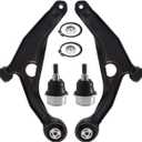 KEYOOG 4Pc Set K643253 K643254 K500120 Front Lower Control Arm and Ball Joint Fit for 2008-2014 Do-dge Avenger 09-20 Journey /2011-2014 Ch-rysler 200,07-10 Sebring (OE# 4766423AD 4766424AD 5085914AB)