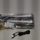 LED Desk Lamp for Office Home, Height Adjustable Architect Desk Light with USB Adapter, Stepless Dimming Desk Lamp Light for Reading, Study, Workbench (Black)