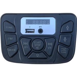 CSCC-24B-2A 24V Children's Electric Vehicle Central Control, with Music Playback, Power Supply, Forward and Backward FunctionsBDM Stroller Ride On Car Replacement Parts