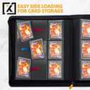X PRO Top Load Card Binder - Compatible with Top-loading Card Cases - Fits 252 | 20 Premium Loaders Included | 9-Pocket Ringless Double-Sided Pages | Premium Storage for TCG & Sports Cards