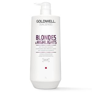 Goldwell Dualsenses Blondes & Highlights Anti-Yellow Shampoo (33.8 Fl Oz (Pack of 1))