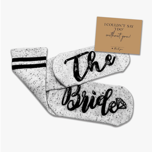 Pack of 2, Bridesmaid Proposal Gifts - Socks as Bachelorette Party Favors and Decorations