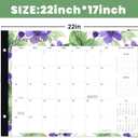 2 x Desk Calendar 2026-2027 - Large 22x17 Monthly Calendar, 18 Month Desk Top Calendars (Jan 2026Jun 2027) Teacher & Office Desk Calendars Organizer (white, 22 * 17)