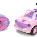 Disney Junior Minnie Mouse Roadster RC Car with Polka Dots, 27 MHz, Pink with White Polka Dots, Standard (97161)