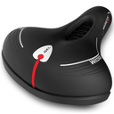 Wittkop Oversized Bike Seat for Peloton Bike & Bike+, Comfort Bicycle Seat, Compatible with Peloton, Spin, Road or Exercise Bikes, Wide Bike Saddle Replacement for Men & Women, Accessories Peloton