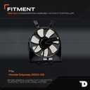 Dorman 620-244 A/C Condenser Fan Assembly Compatible with Select Honda Models