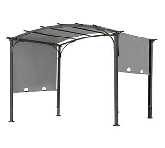 JANCANOPY Replacement Pergola Top Cover fit for The ALDI and Belavi and Shoprite Pergola 49964, 23700 (Gray)