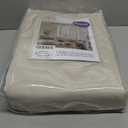 MIULEE Cream Beige Back Tab Light Blocking Curtains 98 Inch Length 2 Panels Set for Living Room Bedroom Privacy, Rod Pocket/Pinch Pleat Thermal Insulated Room Darkening Pleated Blackout Drapes