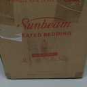 Sunbeam Royal Ultra Fleece Heated Electric Blanket Queen Size, 90" x 84", 12 Heat Settings, 12-Hour Selectable Auto Shut-Off, Fast Heating, Machine Washable, Warm and Cozy, Pebble