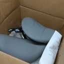 Antlu Saddle Stool Rolling Chair with Back Support,Esthetician Tattoo Dental Stool Chair,Lash Chairs for Eyelash Tech Massage Salon(Grey,with Backrest)