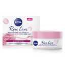 24h Day Cream (50 ml), Face Care with Rose Water and Hyaluron, Light Gel Face Cream for Smooth Delicate Skin, Moisturising Cream
