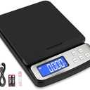 Fuzion Shipping Scale - Digital Postal Scale 88lb x 0.1oz, 5 Units, Hold/Tare/PCS Counting, Easy Calibration, Large LCD, All-in-1 Scale for Packages