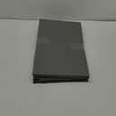 Amazon Basics Under Bed Fabric Zipper Blanket Storage Container Bags with Window and Handles, 2-Pack, 18 x 42 x 6 inches, Gray