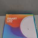 TALOYA 2 Pack Black Smart Ceiling Light Flush Mount LED WiFi, Compatible with Alexa Google Home, Dimmable Low Profile Ambient Light Fixture for Bedroom Living Room,12 Inch 24W