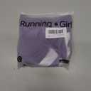 RUNNING GIRL Y-Back Sports Bras for Women, Medium Impact Wirefree Padded Bra Workout Crop Top Longline Sports Bra Push up (Purple, L)