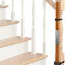 2 Pcs No Hole Stairway Baby Gate Adapter - Fits Round & Square Banisters, Compatible with Most Hardware and Pressure Mount Baby Gates Up to 37 inches Tall