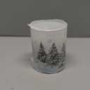 Christmas Scented Candle Gift Set for Women, LED Xmas Candles Can Change Into 7 Colors, Winter Candle with 7.6oz Soy Wax Fir Holiday Candles for Christmas Women Gift(Snow Forest)