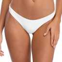 RELLECIGA Women's Cheeky Bikini Bottom (Large, White(see-through When Wet))
