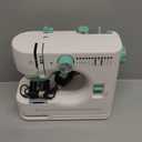 Sewing Machine for Beginners with 12 Built-in Stitches, 6 Included Feet, Portable Sewing Machine with Foot Pedal, High-Low Speeds