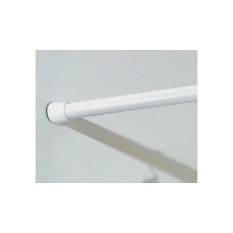 Classic Adjustable Shower Rod  53 to 100-inch, White