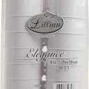 Lillian Signature Collection 40 Count Elegance Coffee Mug, 8-Ounce, White