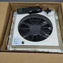 2012 Air Max 14" Vent RV Roof Vent Reversible Exhaust Fan, Ultra Low Sound RV Air Ventilation Ceiling Fan 12V Remote with Rain Sensor (Standard)