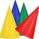 Beaupretty 4Pcs Felt Cone Gnome Hats Christmas Dwarf Hats for Halloween Birthday Party Cosplay Costume Accessory