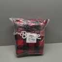 Bare Home Flannel Sheet Set Prints, 100% Cotton, Velvety Soft Heavyweight - Christmas Holiday Sheets - Double Brushed Flannel - Extra Softness, Comfort - Deep Pocket (Queen, Buffalo Plaid - Red/Black)