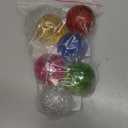 6 Pcs Glitter Bounce Balls, 42mm Super Bouncy Balls Gift,6 Colors Large Rubber Bounce Ball for Kids, Party Favors, Classroom Prizes