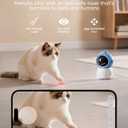 ZUMIMALL Pet Camera Indoor, 5G/2.4G WiFi Camera for Dog/Cat with Laser Toy, 3MP Pet Security Cameras with Phone App, 2-Way Talk, Auto Tracking, Pet/PIR/AI Detection, Privacy Protect, Alexa/ONVIF/Cloud